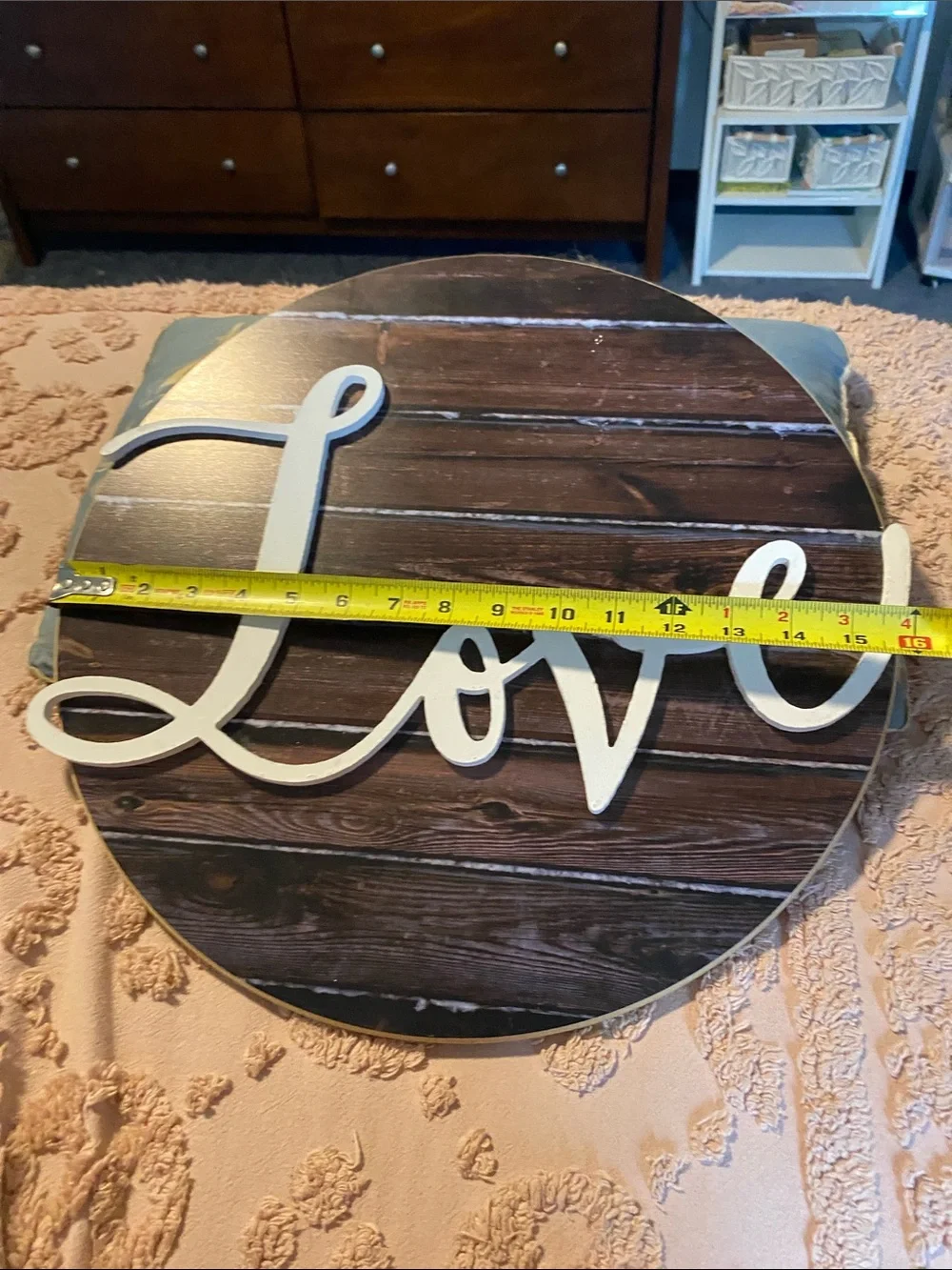 Wooden Wall Plaque “Love”